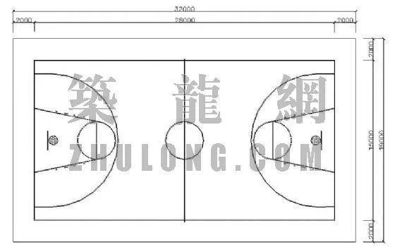 篮球场地标准尺寸图解详图打造你的专业篮球场地，让你的球场成为城市新地标-第2张图片-www.211178.com_果博福布斯